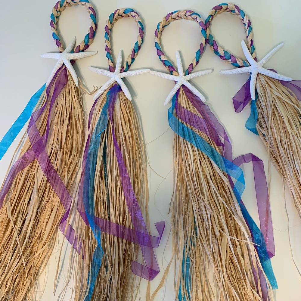 Wedding/beach party chair decorations-10
